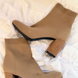 Zara Tan Ankle Boots